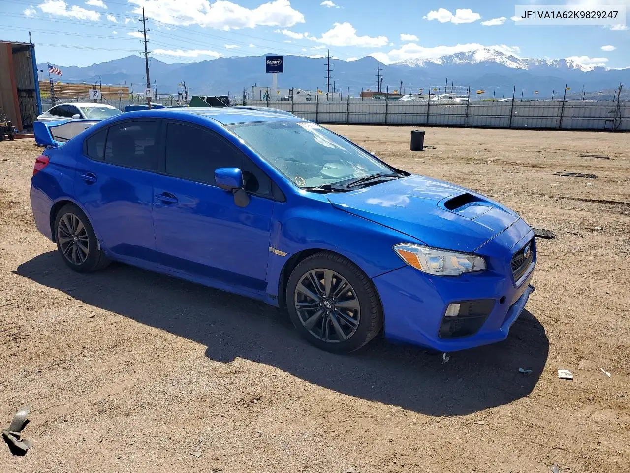 2019 Subaru Wrx VIN: JF1VA1A62K9829247 Lot: 53349216