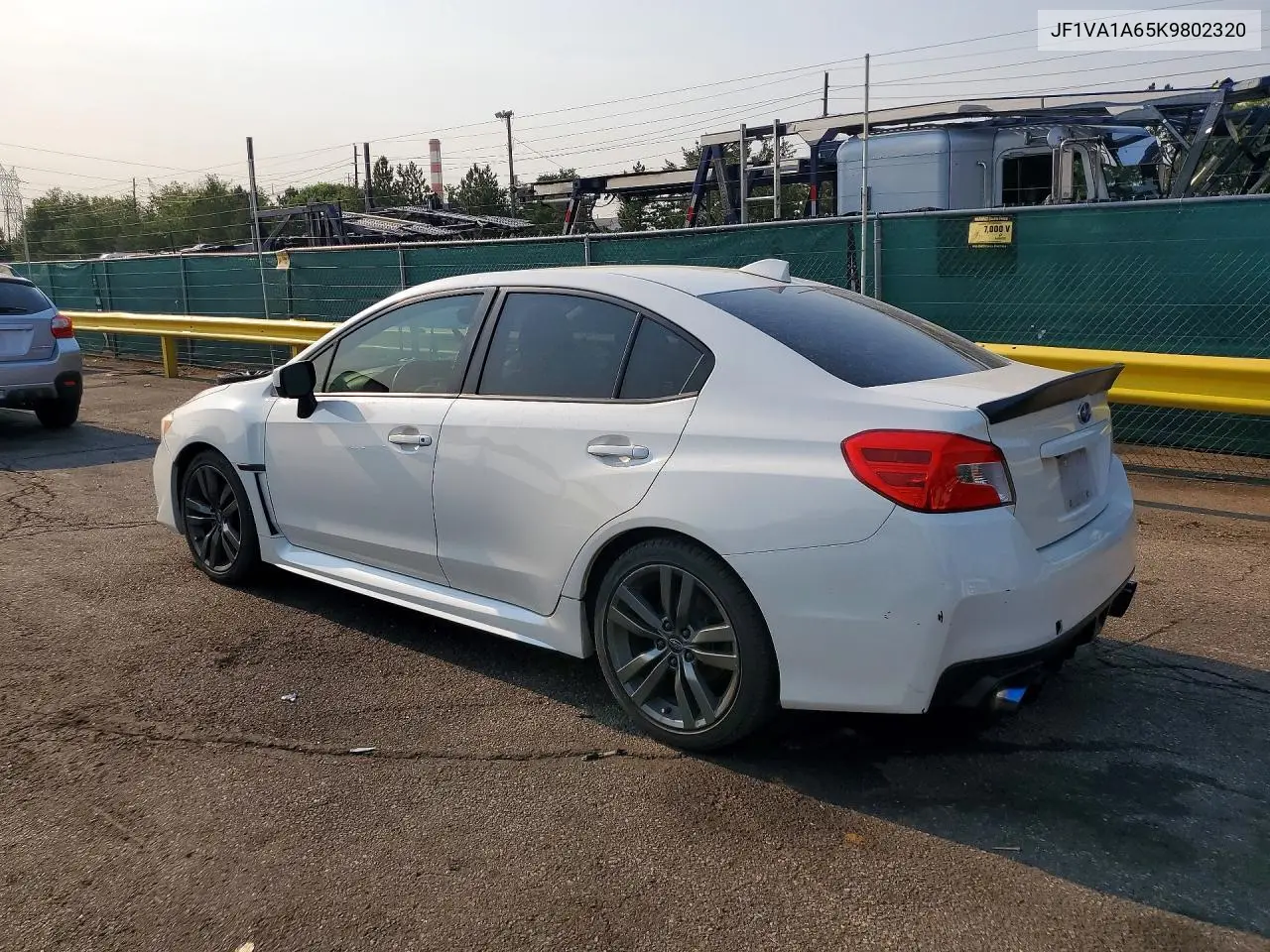 2019 Subaru Wrx VIN: JF1VA1A65K9802320 Lot: 59221216