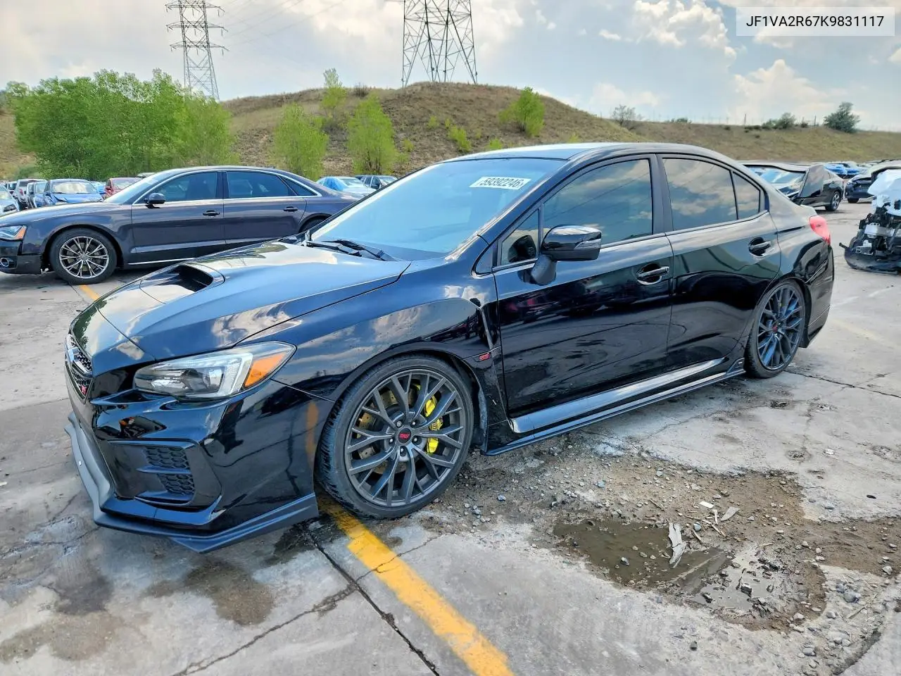 2019 Subaru Wrx Sti VIN: JF1VA2R67K9831117 Lot: 59392246