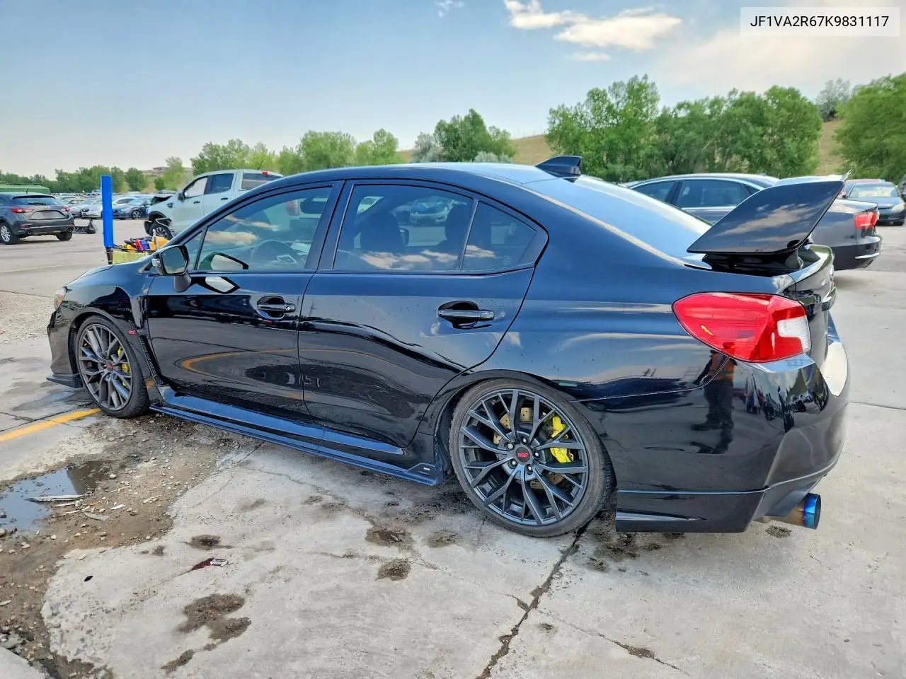 2019 Subaru Wrx Sti VIN: JF1VA2R67K9831117 Lot: 59392246