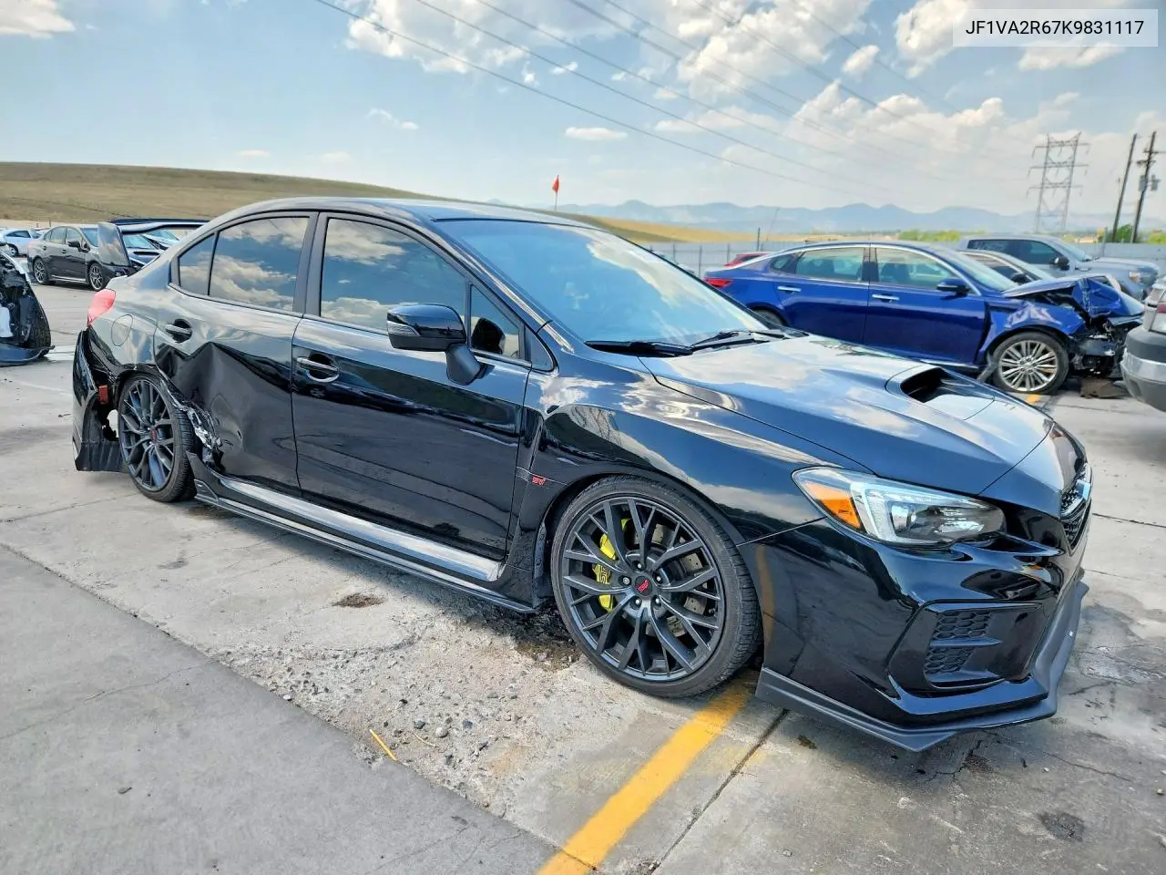 2019 Subaru Wrx Sti VIN: JF1VA2R67K9831117 Lot: 59392246