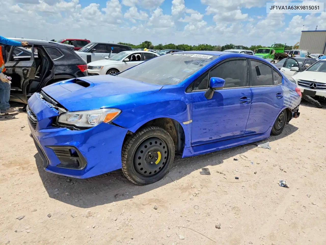 2019 Subaru Wrx VIN: JF1VA1A63K9815051 Lot: 59401056