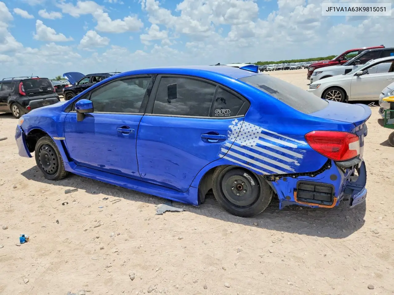 2019 Subaru Wrx VIN: JF1VA1A63K9815051 Lot: 59401056