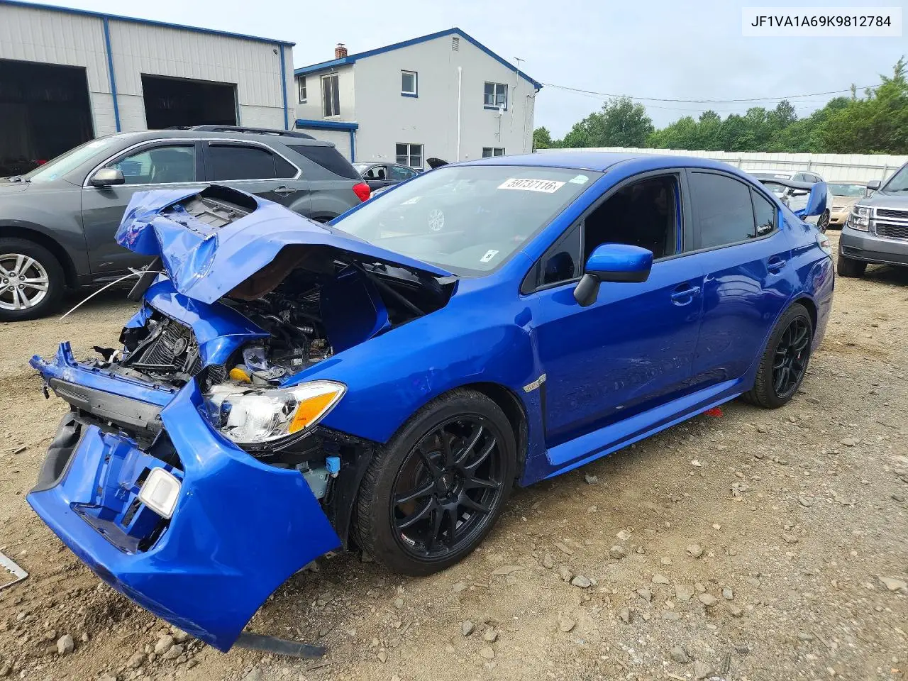 2019 Subaru Wrx VIN: JF1VA1A69K9812784 Lot: 59737116