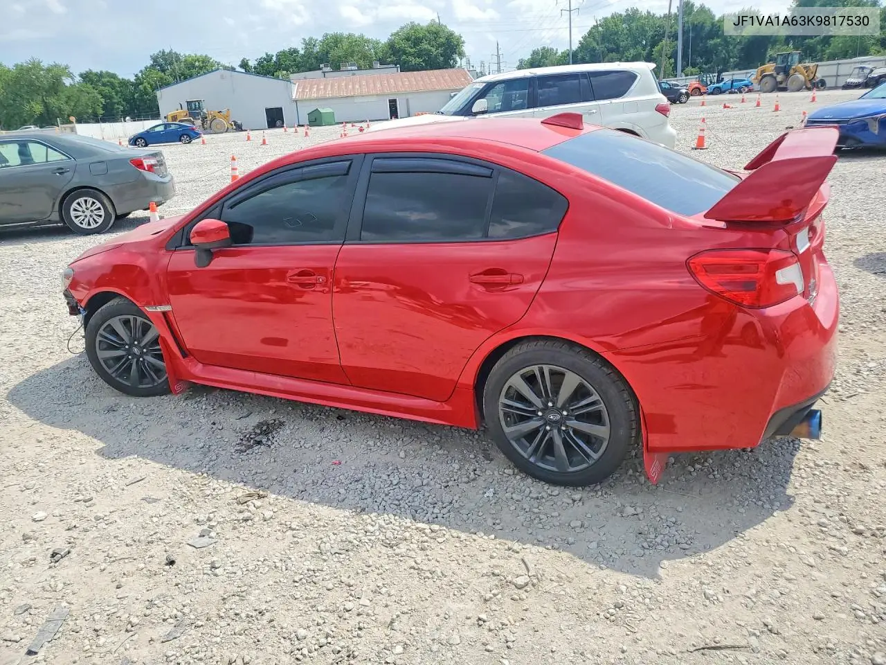2019 Subaru Wrx VIN: JF1VA1A63K9817530 Lot: 59968666