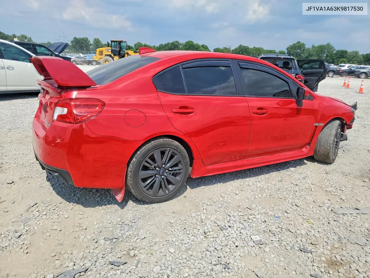 2019 Subaru Wrx VIN: JF1VA1A63K9817530 Lot: 59968666