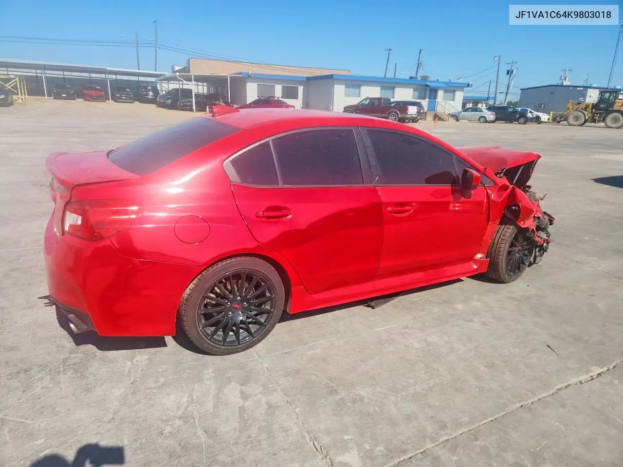 2019 Subaru Wrx Premium VIN: JF1VA1C64K9803018 Lot: 60064096