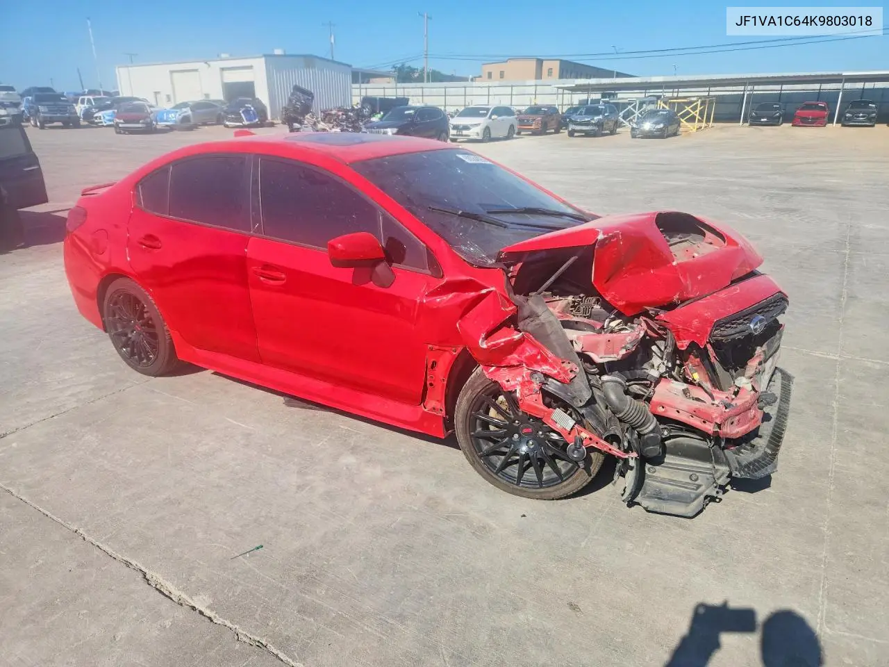 2019 Subaru Wrx Premium VIN: JF1VA1C64K9803018 Lot: 60064096
