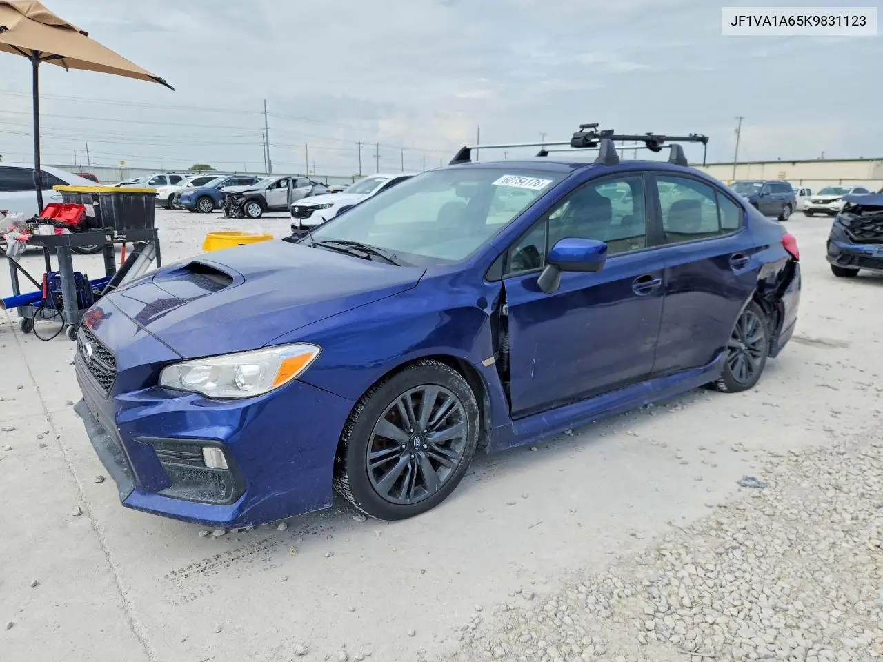 2019 Subaru Wrx VIN: JF1VA1A65K9831123 Lot: 60754176