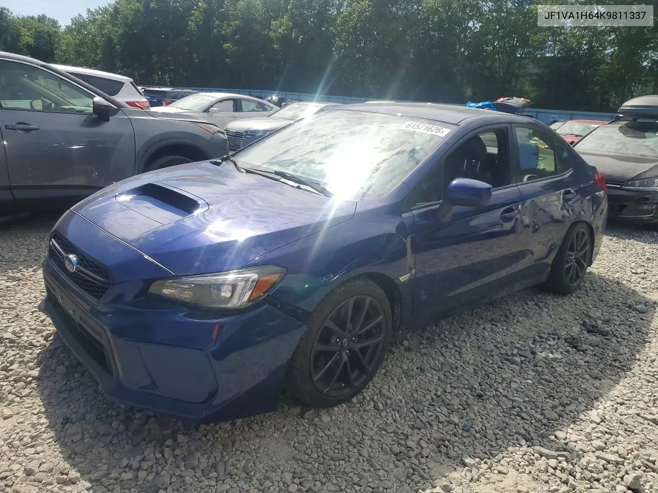 2019 Subaru Wrx Limited VIN: JF1VA1H64K9811337 Lot: 61571626