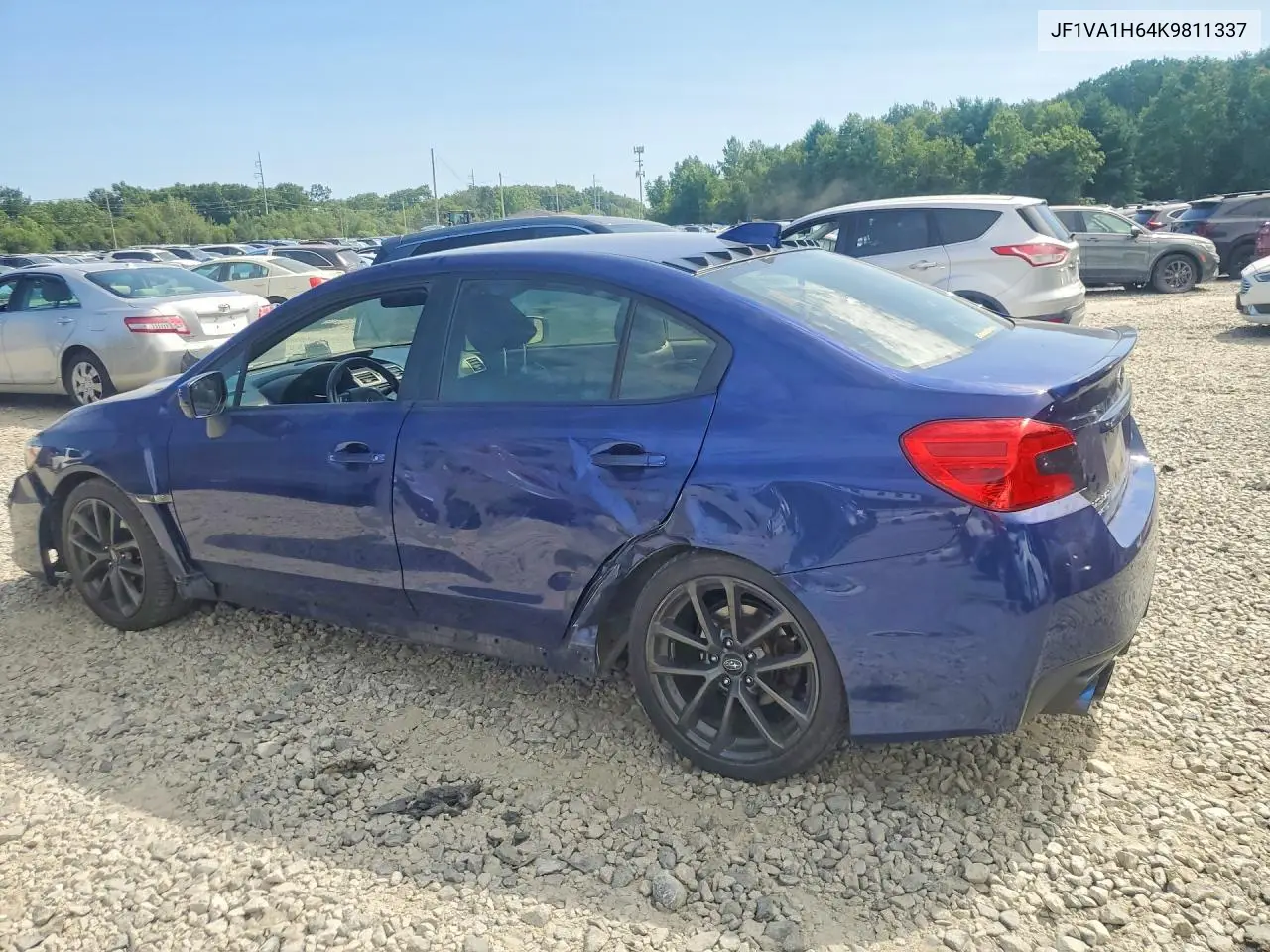 2019 Subaru Wrx Limited VIN: JF1VA1H64K9811337 Lot: 61571626