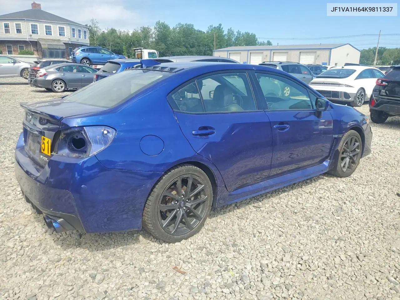2019 Subaru Wrx Limited VIN: JF1VA1H64K9811337 Lot: 61571626