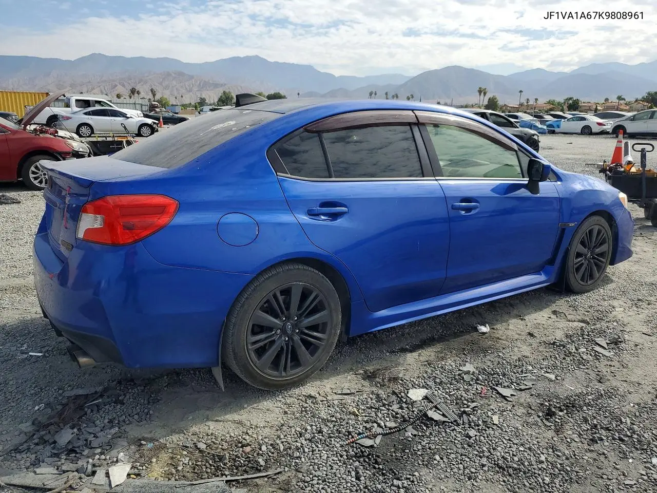 2019 Subaru Wrx VIN: JF1VA1A67K9808961 Lot: 61794756