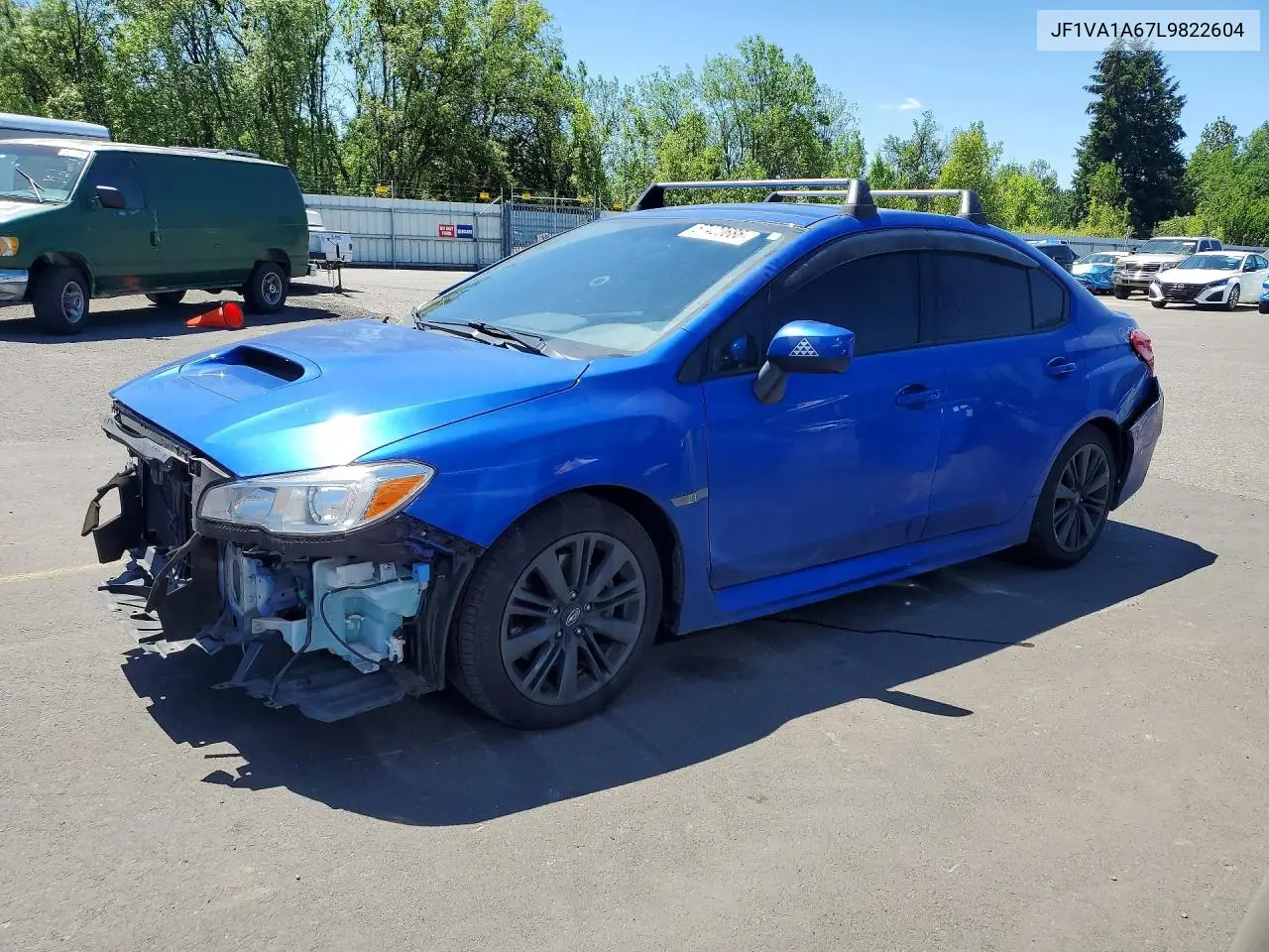2020 Subaru Wrx VIN: JF1VA1A67L9822604 Lot: 57420686