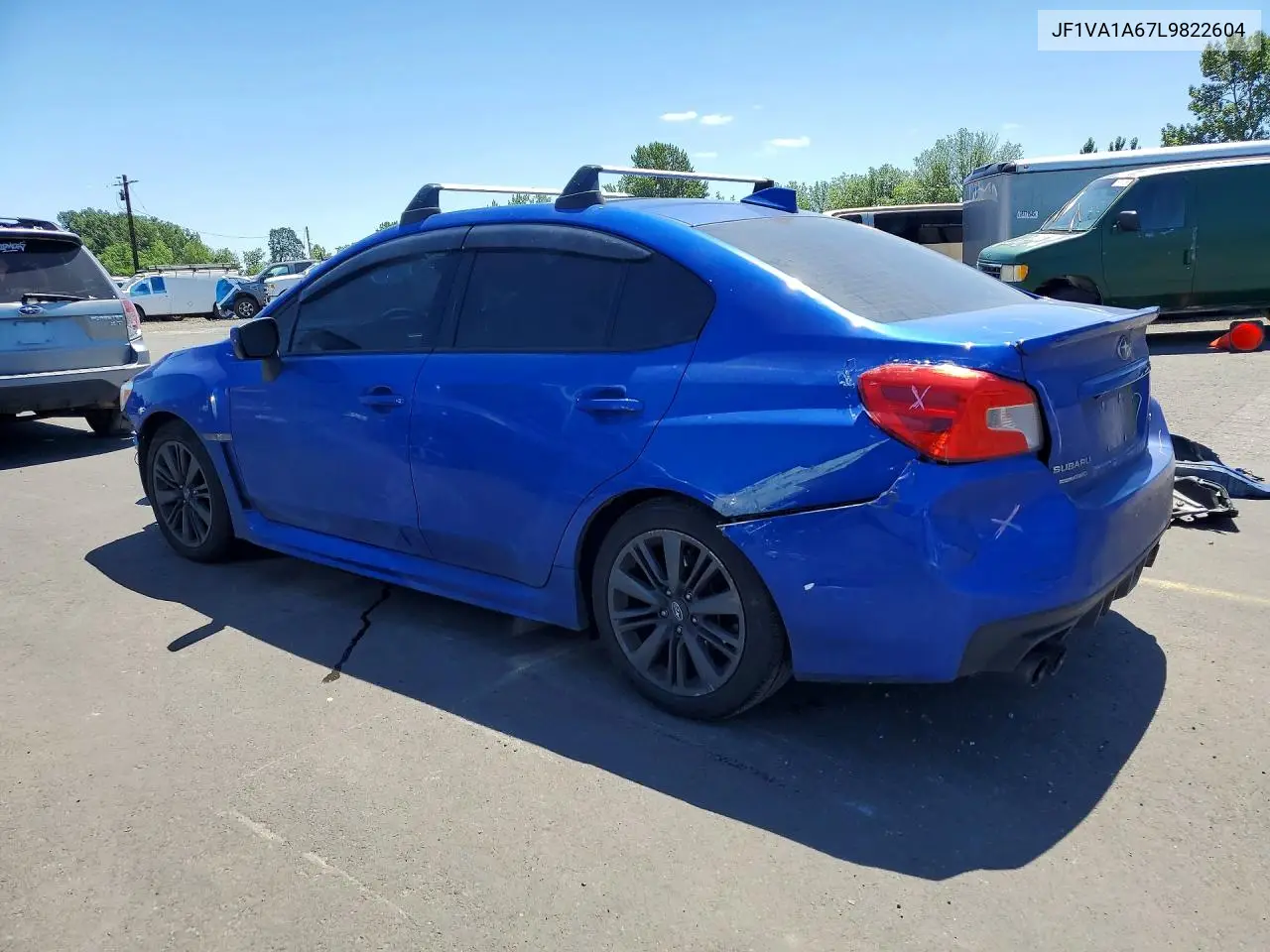 2020 Subaru Wrx VIN: JF1VA1A67L9822604 Lot: 57420686
