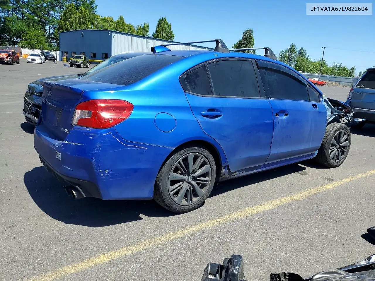 2020 Subaru Wrx VIN: JF1VA1A67L9822604 Lot: 57420686