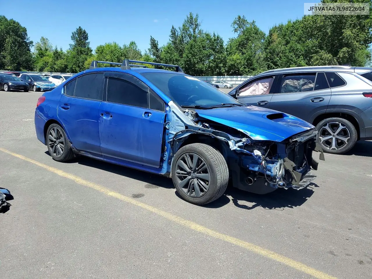 2020 Subaru Wrx VIN: JF1VA1A67L9822604 Lot: 57420686