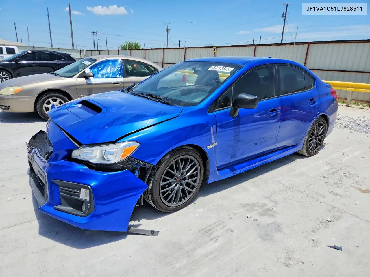 2020 Subaru Wrx Premium VIN: JF1VA1C61L9828511 Lot: 59216346