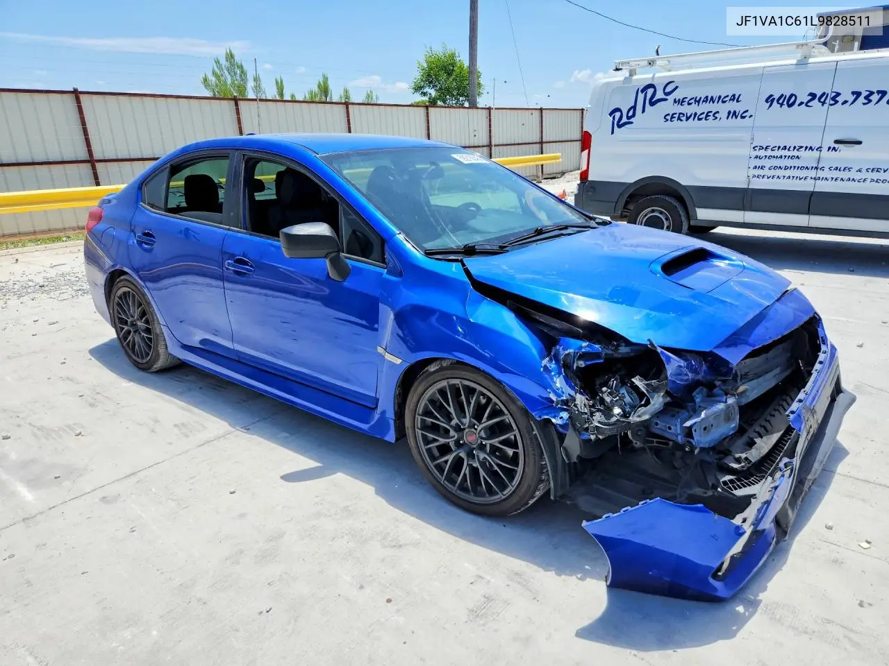 2020 Subaru Wrx Premium VIN: JF1VA1C61L9828511 Lot: 59216346