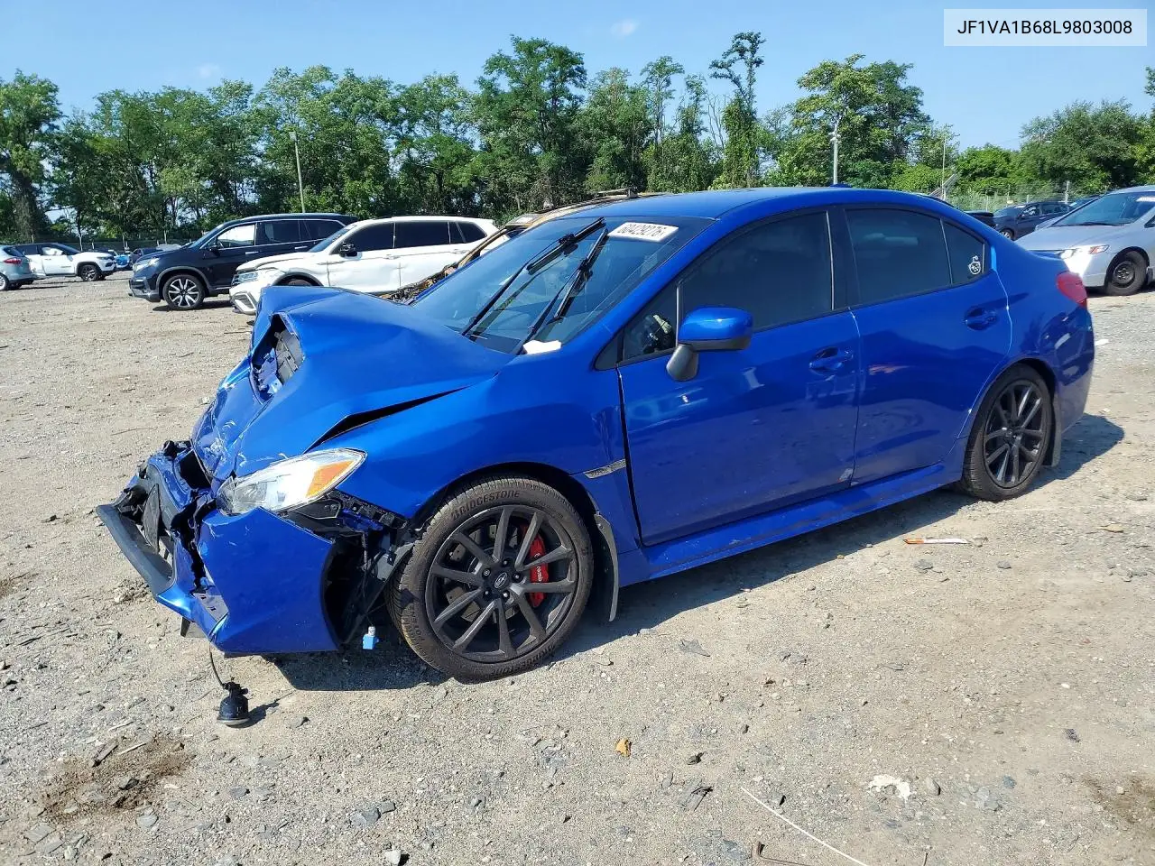 2020 Subaru Wrx Premium VIN: JF1VA1B68L9803008 Lot: 60429276
