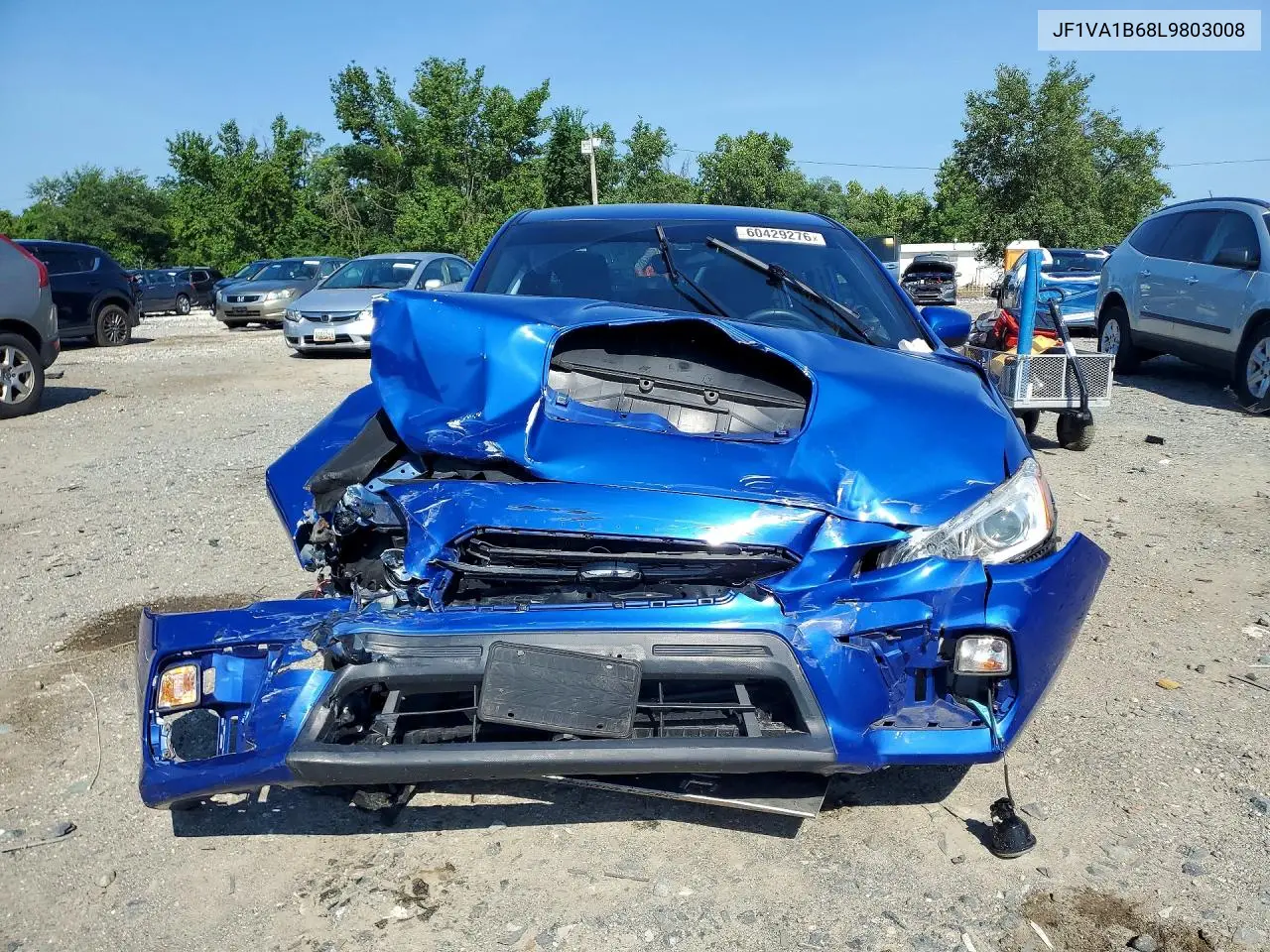2020 Subaru Wrx Premium VIN: JF1VA1B68L9803008 Lot: 60429276