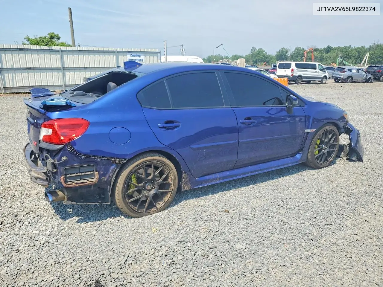 2020 Subaru Wrx Sti Limited VIN: JF1VA2V65L9822374 Lot: 60876726