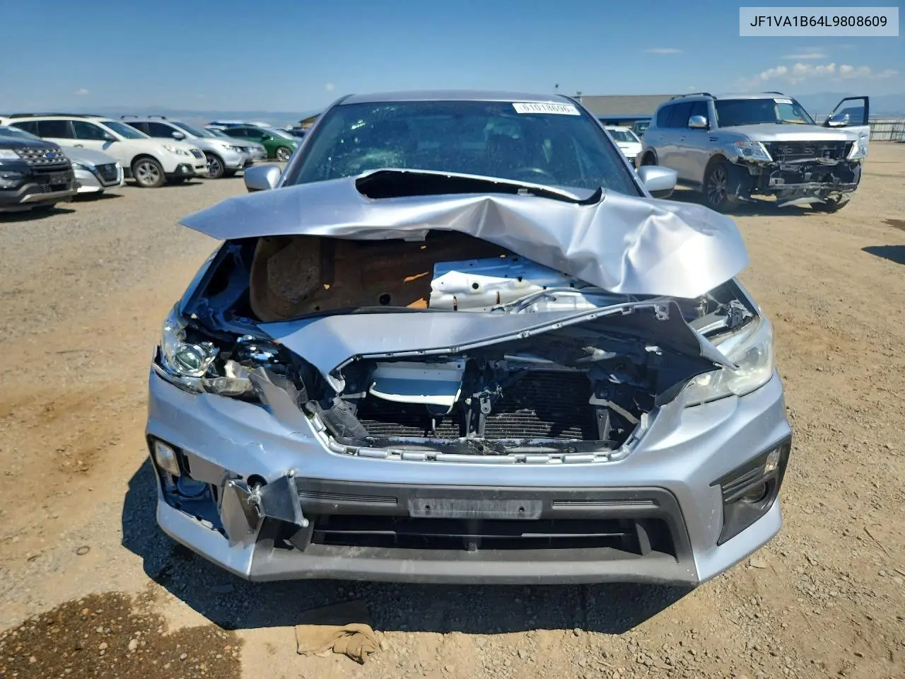2020 Subaru Wrx Premium VIN: JF1VA1B64L9808609 Lot: 61018696