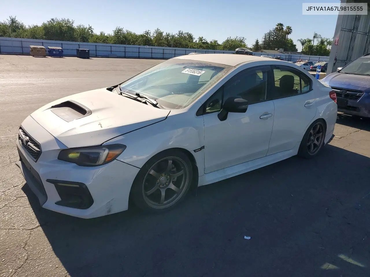 2020 Subaru Wrx VIN: JF1VA1A67L9815555 Lot: 61556316