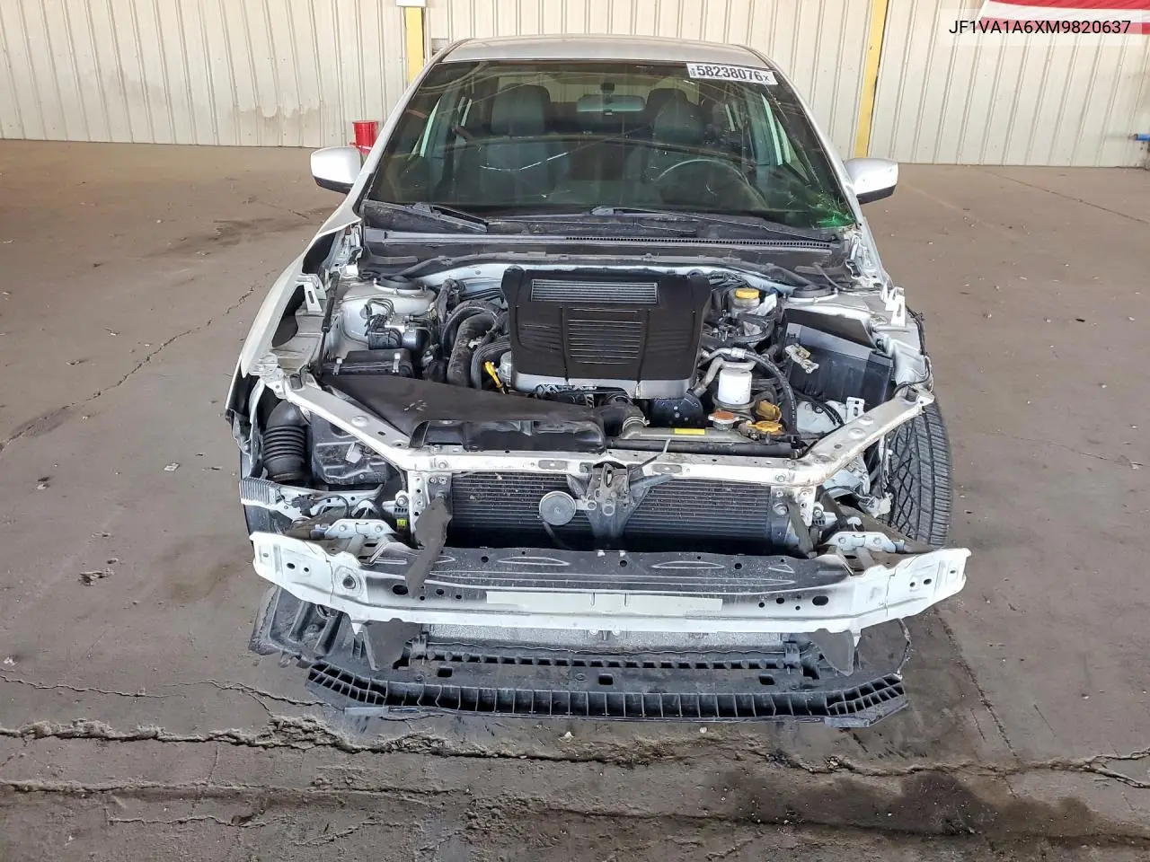 2021 Subaru Wrx VIN: JF1VA1A6XM9820637 Lot: 58238076