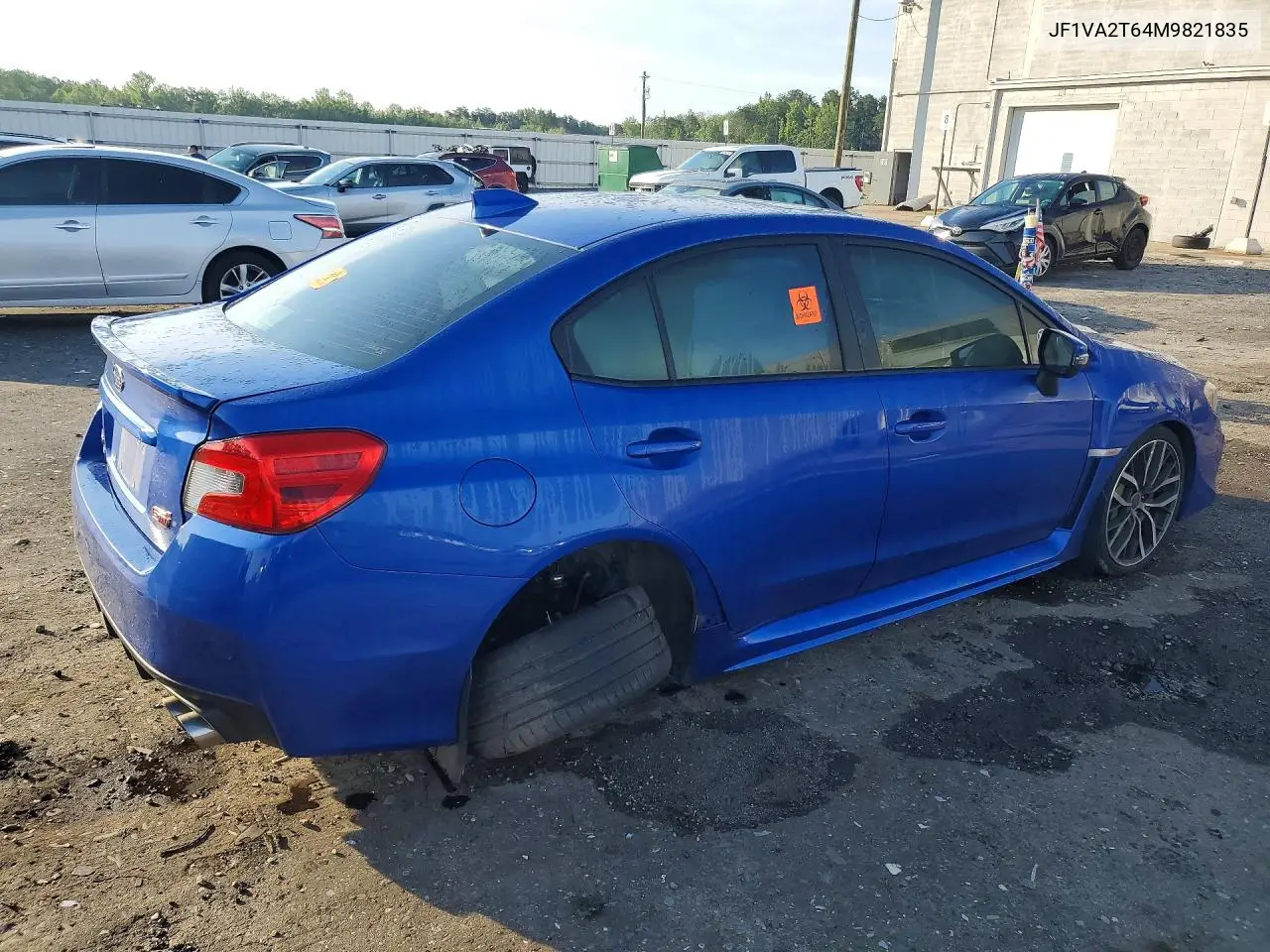 2021 Subaru Wrx Sti Limited VIN: JF1VA2T64M9821835 Lot: 60360476