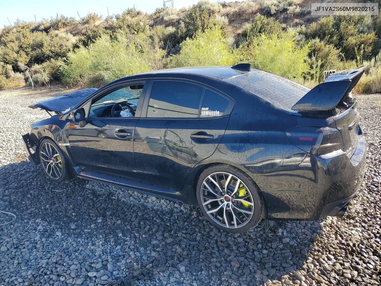 2021 Subaru Wrx Sti VIN: JF1VA2S60M9820215 Lot: 61591576