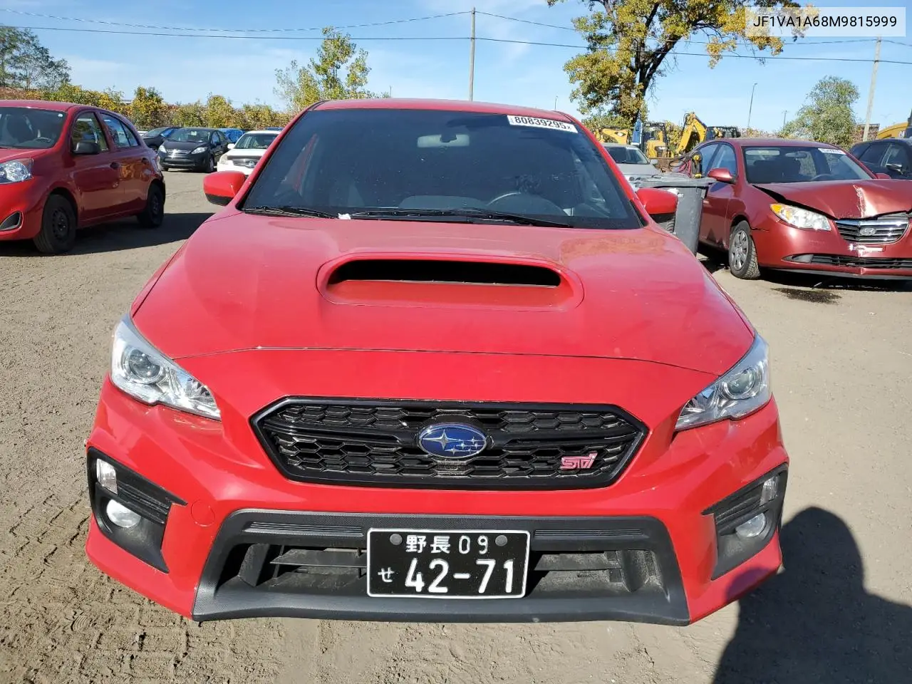 JF1VA1A68M9815999 2021 Subaru Wrx