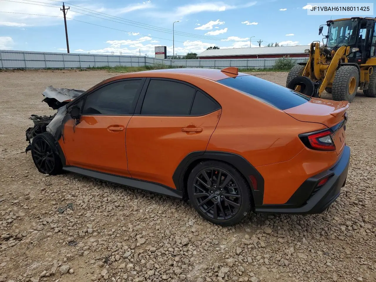 2022 Subaru Wrx Premium VIN: JF1VBAH61N8011425 Lot: 59260396