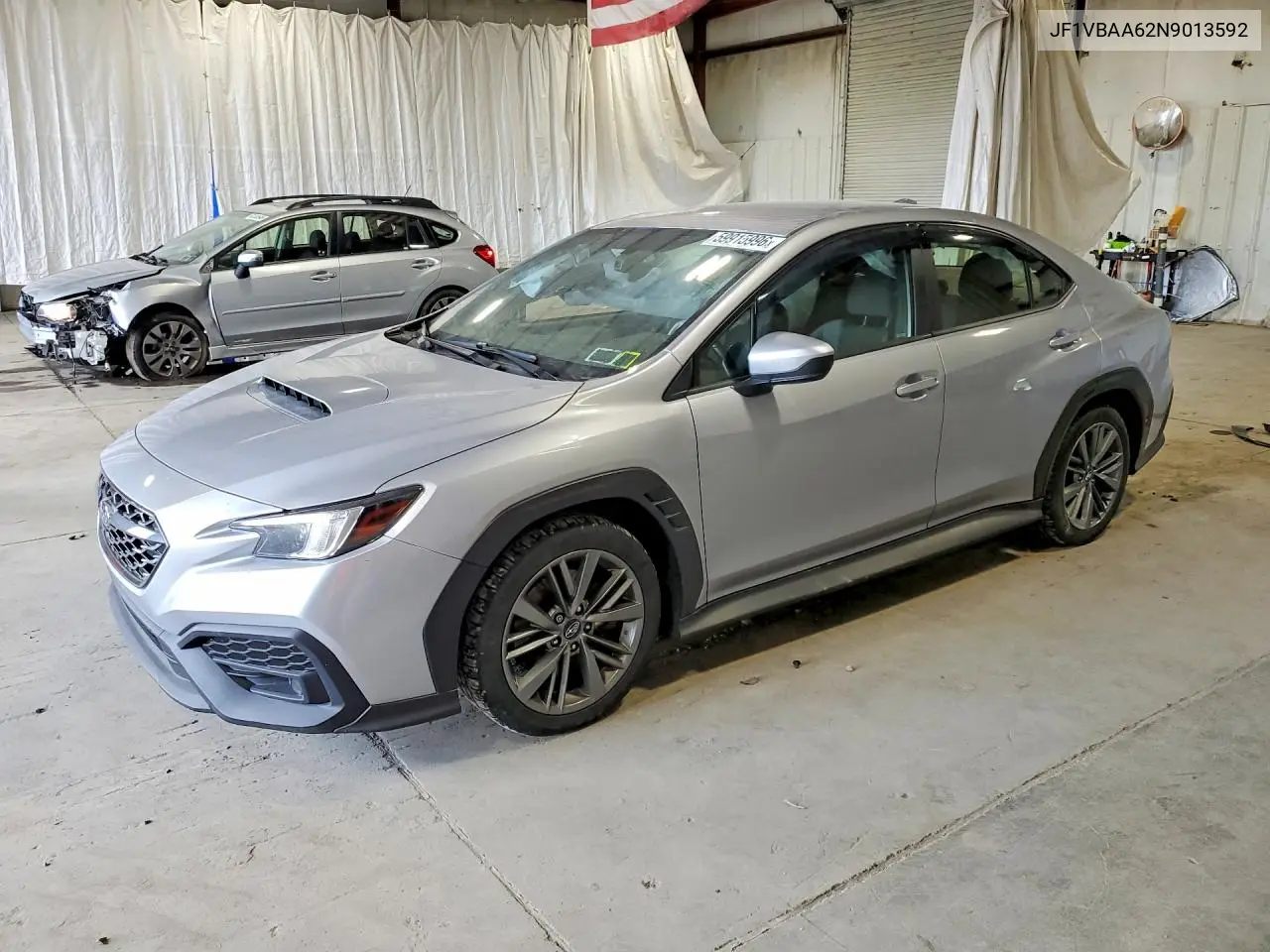 2022 Subaru Wrx VIN: JF1VBAA62N9013592 Lot: 59915996