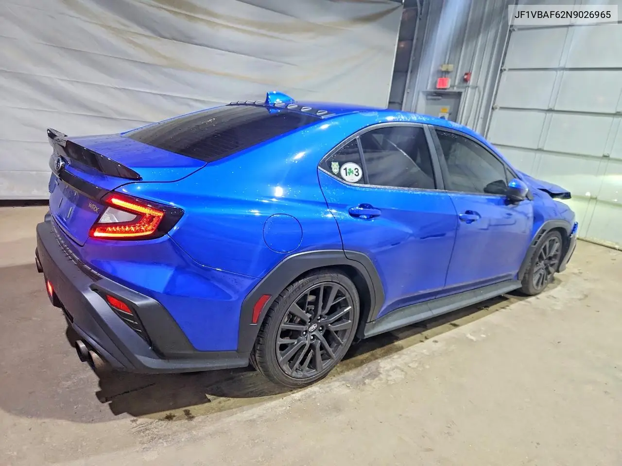2022 Subaru Wrx Premium VIN: JF1VBAF62N9026965 Lot: 60315566