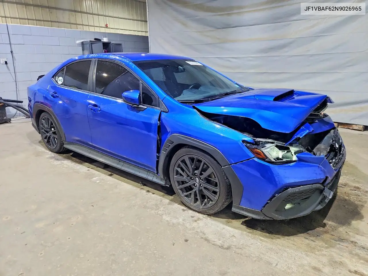 2022 Subaru Wrx Premium VIN: JF1VBAF62N9026965 Lot: 60315566