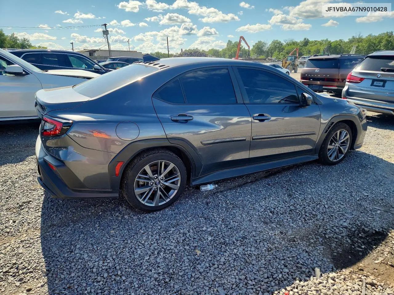 2022 Subaru Wrx VIN: JF1VBAA67N9010428 Lot: 60359416