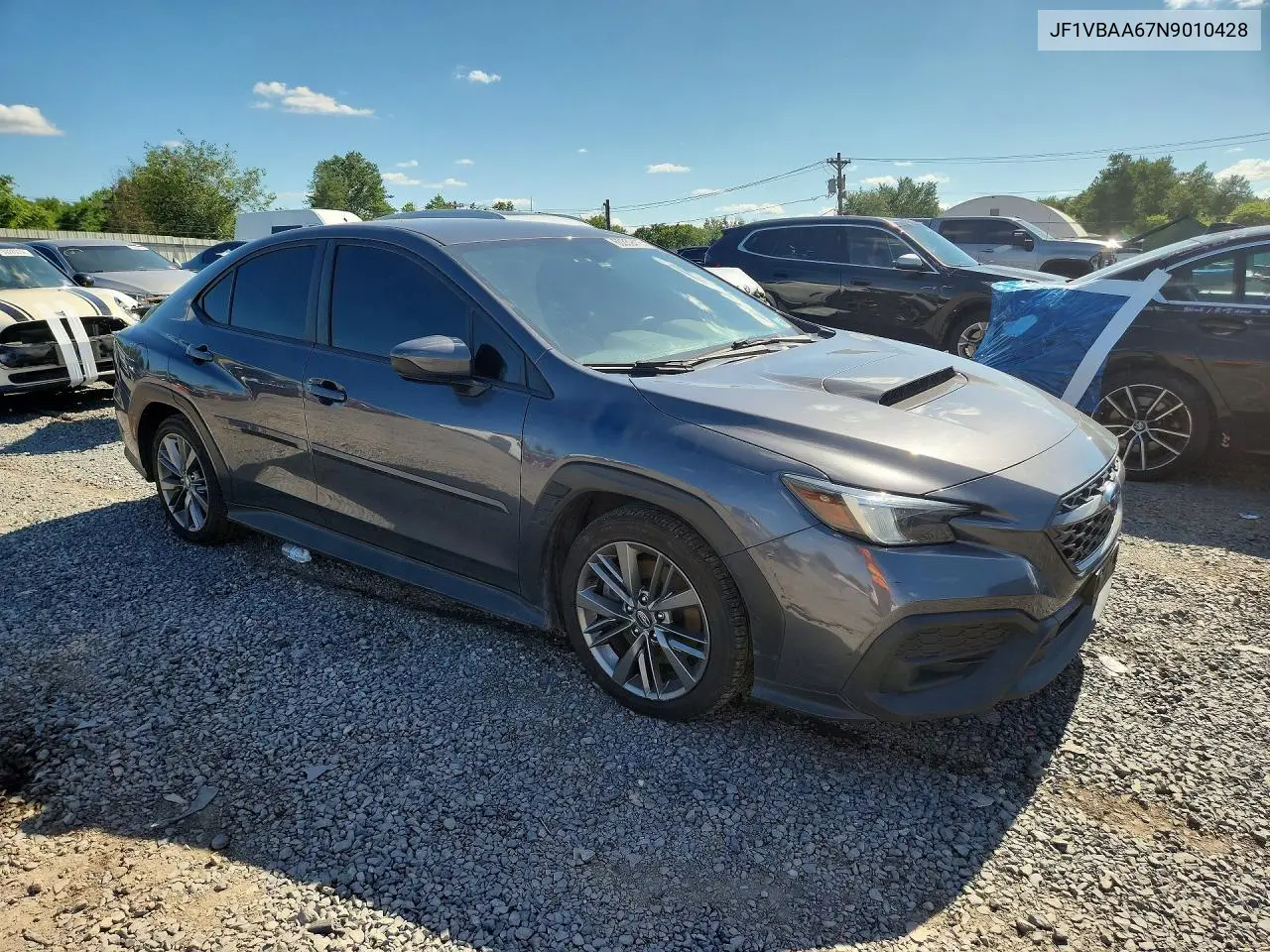 2022 Subaru Wrx VIN: JF1VBAA67N9010428 Lot: 60359416