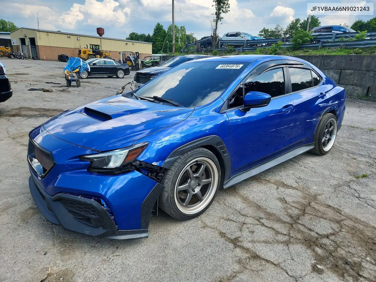2022 Subaru Wrx VIN: JF1VBAA66N9021243 Lot: 60364876