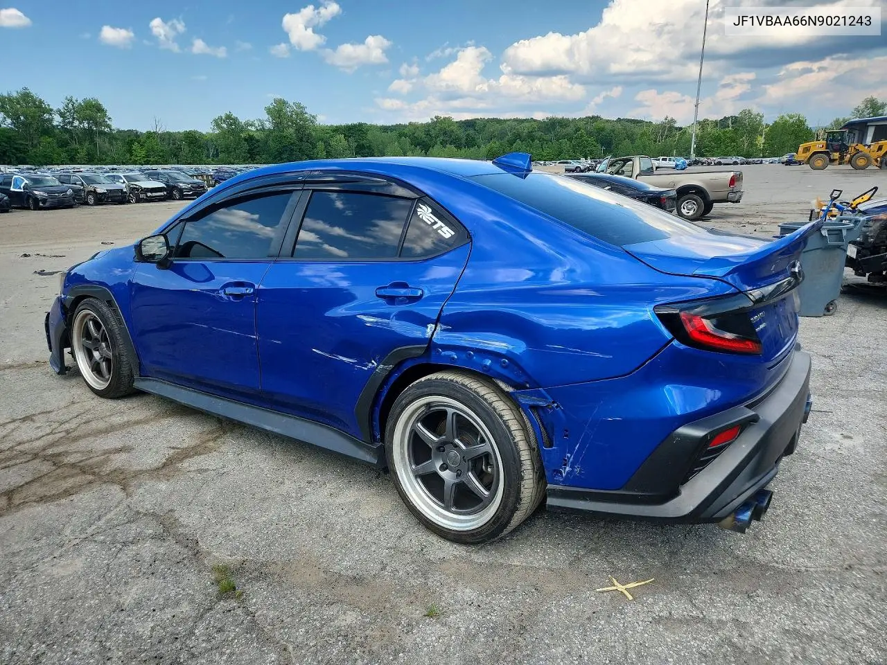 2022 Subaru Wrx VIN: JF1VBAA66N9021243 Lot: 60364876