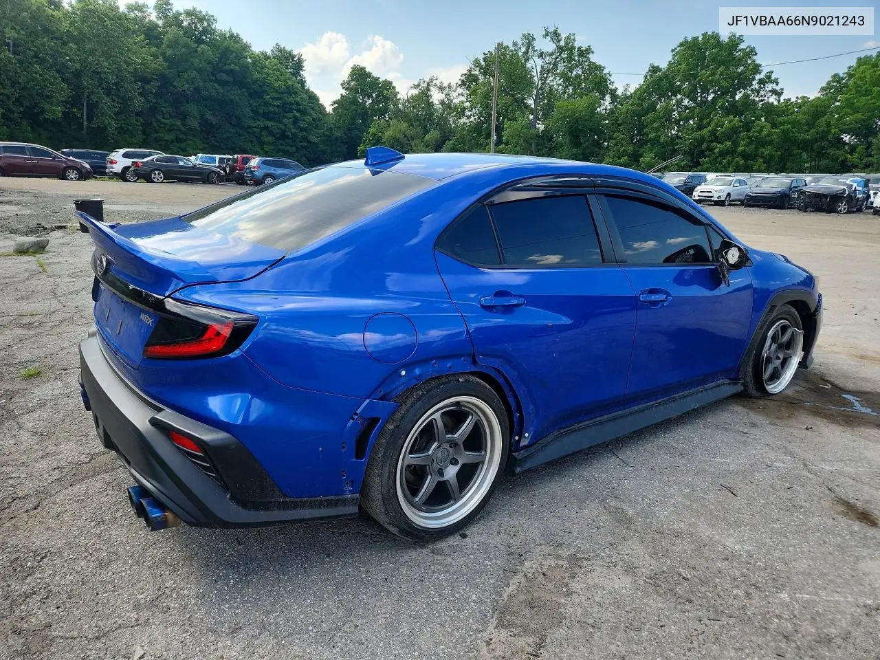 2022 Subaru Wrx VIN: JF1VBAA66N9021243 Lot: 60364876