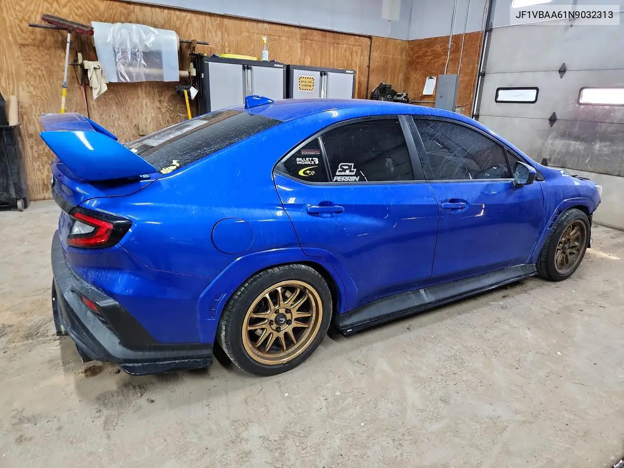 2022 Subaru Wrx VIN: JF1VBAA61N9032313 Lot: 60383616