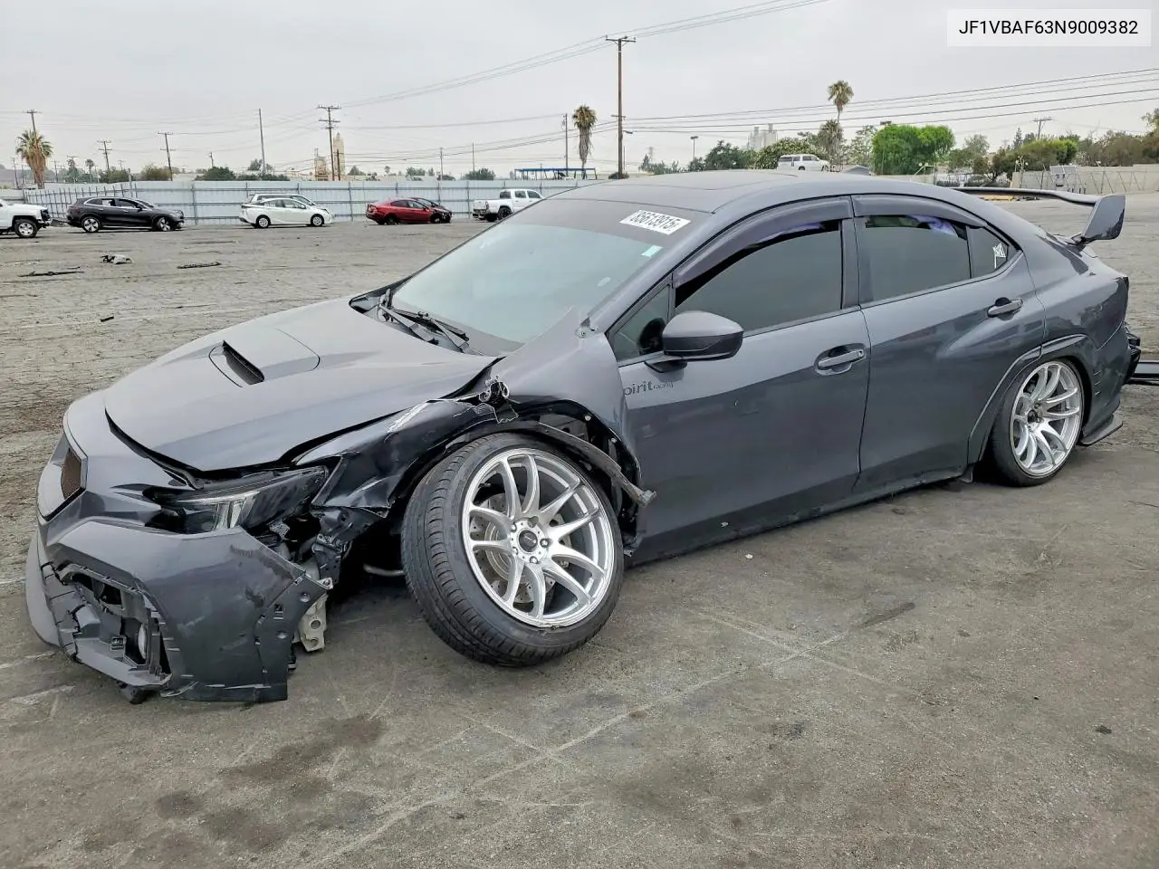 2022 Subaru Wrx Premium VIN: JF1VBAF63N9009382 Lot: 85613915