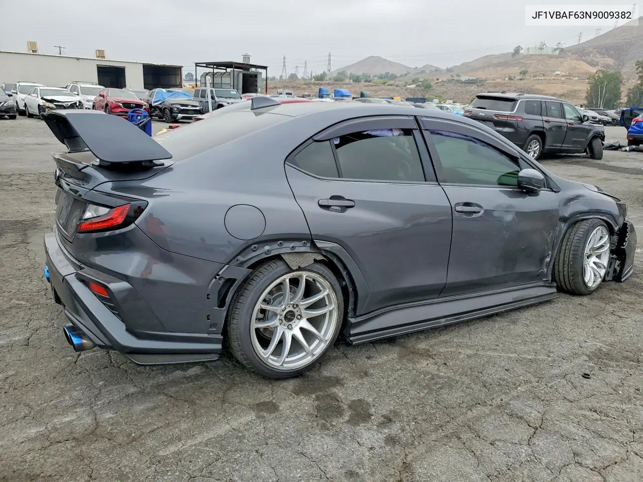 2022 Subaru Wrx Premium VIN: JF1VBAF63N9009382 Lot: 85613915