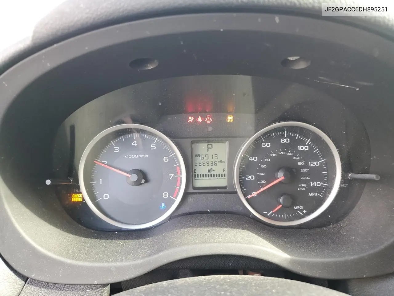 JF2GPACC6DH895251 2013 Subaru Xv Crosstrek 2.0 Premium