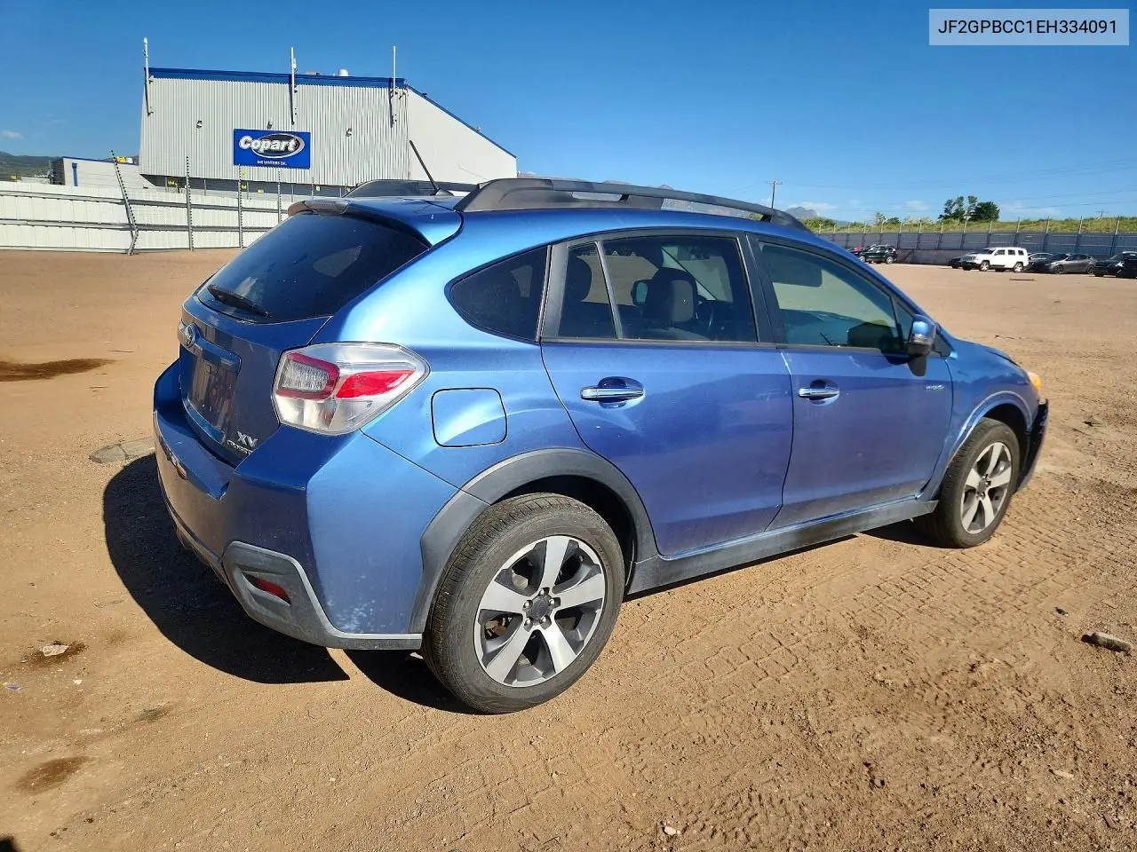 2014 Subaru Xv Crosstrek 2.0I Hybrid VIN: JF2GPBCC1EH334091 Lot: 56515576