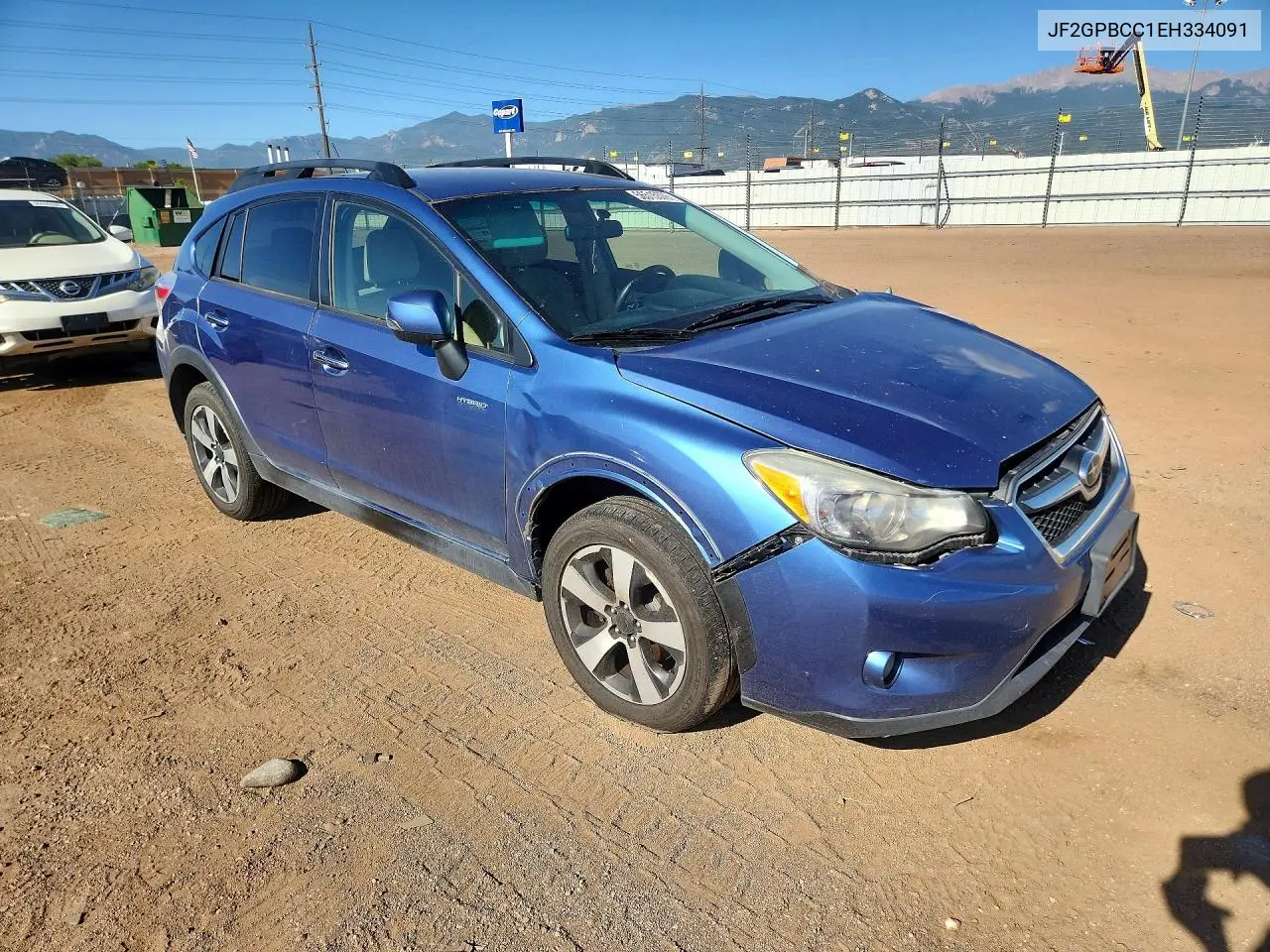 2014 Subaru Xv Crosstrek 2.0I Hybrid VIN: JF2GPBCC1EH334091 Lot: 56515576