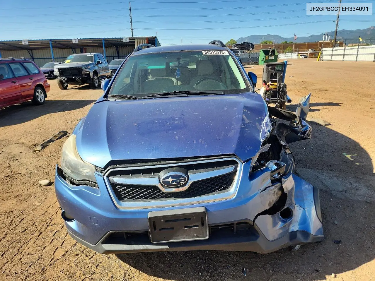 2014 Subaru Xv Crosstrek 2.0I Hybrid VIN: JF2GPBCC1EH334091 Lot: 56515576