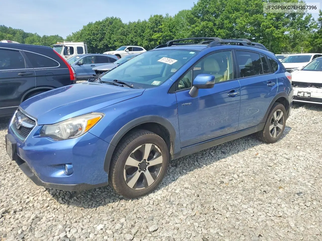 2014 Subaru Xv Crosstrek 2.0I Hybrid Touring VIN: JF2GPBKC7EH307396 Lot: 61710916