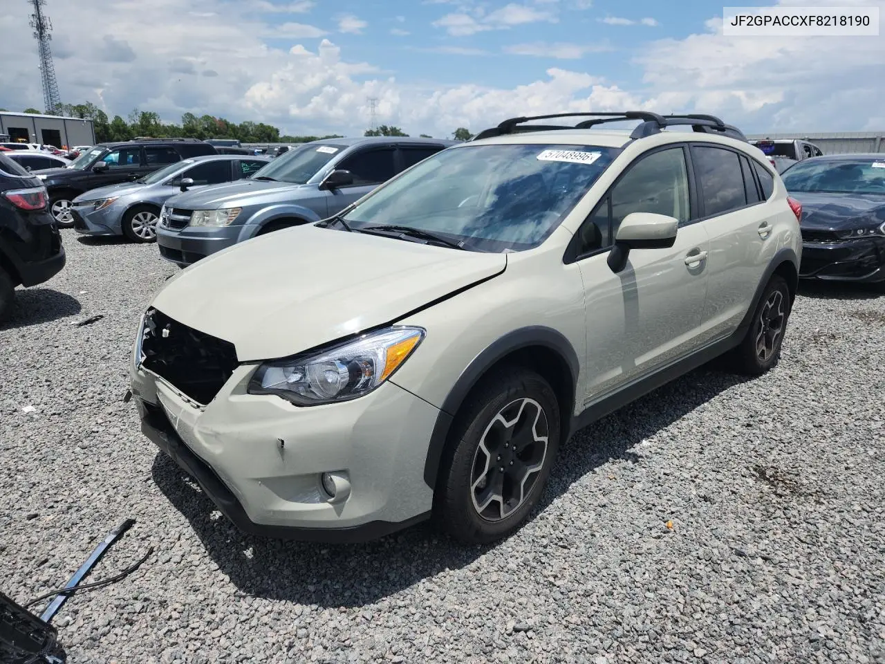 2015 Subaru Xv Crosstrek 2.0 Premium VIN: JF2GPACCXF8218190 Lot: 57048996
